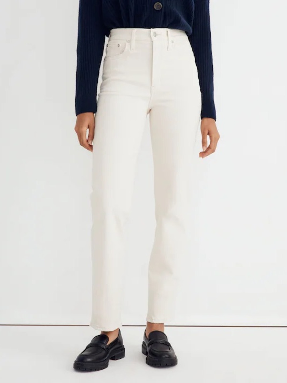 Madewell Perfect Vintage Straight Jean in Vintage Canvas Wash